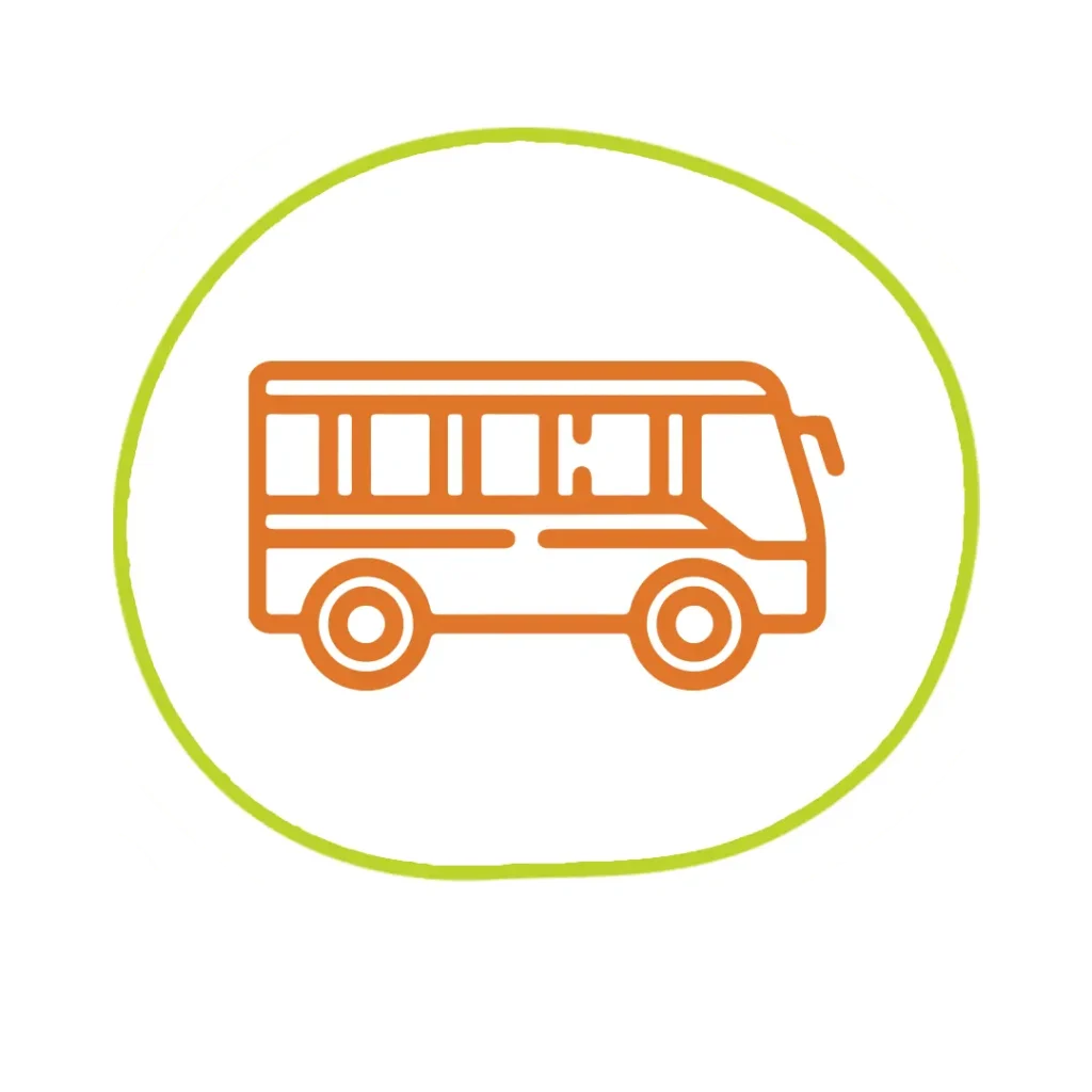 Transport van for The Original Canopy Tour in Costa Rica.