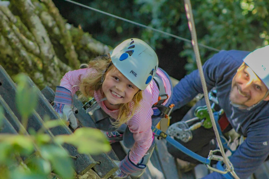 Adventure photo from the original canopy tour Monteverde